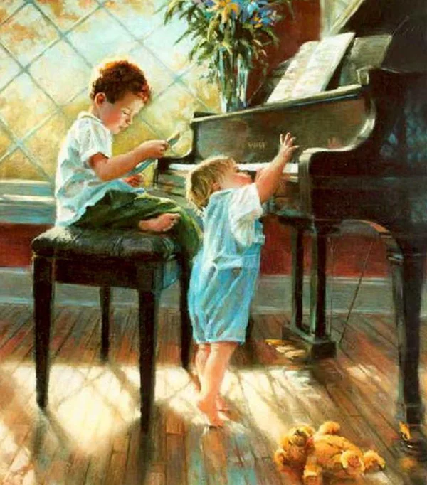 Дети и рояль