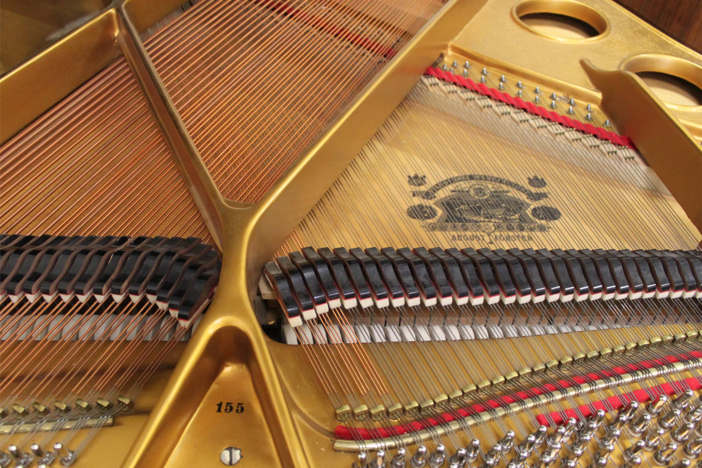 Рама, дека, клеймо Аугуст Фёрстер